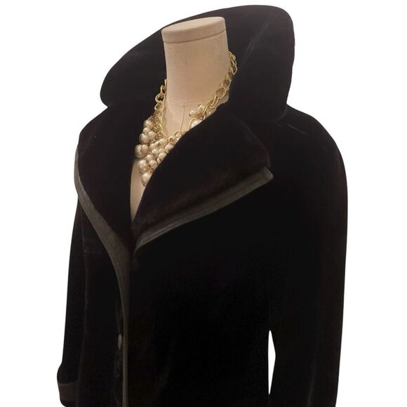 Vintage Borgazia Sportowne Faux Fur Heavy Winter Coat/Jacket Size Large - Picture 3 of 10